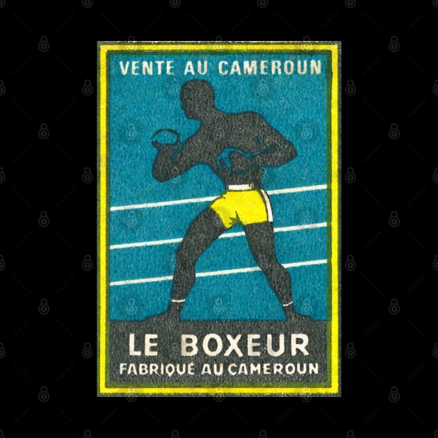 "Le Boxeur" //// Vintage Illustration Graphic Design by DankFutura