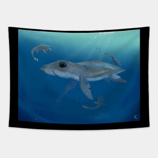 Mosasaurus sea dinosaur Tapestry