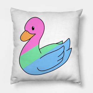 Pastel Polysexual Duck Pillow