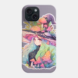 Pastel Goth Cute Mushroom Witch Phone Case