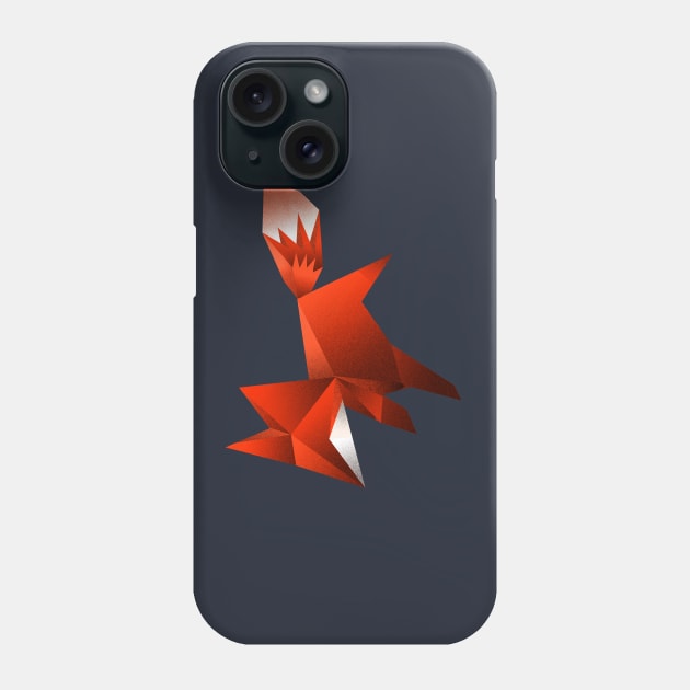 Cute Little Fox Phone Case by Black Tee Inc