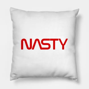 NASTY (retro NASA style) Pillow