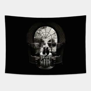 Room Skull Tapestry