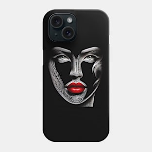 Artistic Face Lineart #1 Phone Case