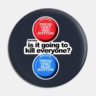 Red Button Pin