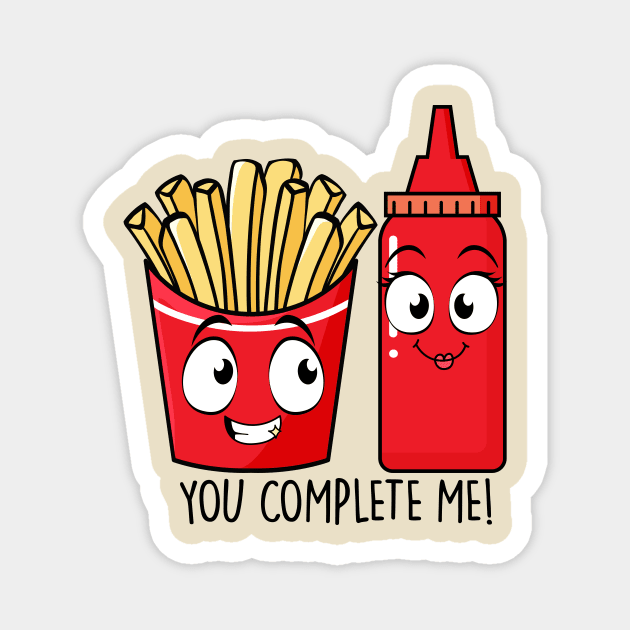 You Complete Me Magnet by NotSoGoodStudio