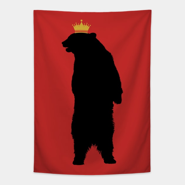 Bear King Tapestry by JasonLloyd