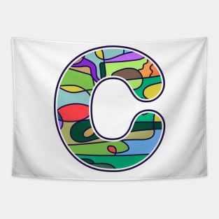 Alphabet C Tapestry