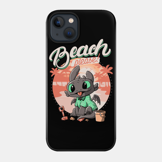 Summer Dragon - Beach - Phone Case