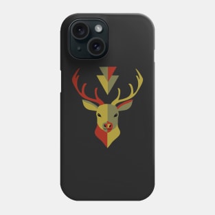 Geometric Deer Winter Holiday Phone Case