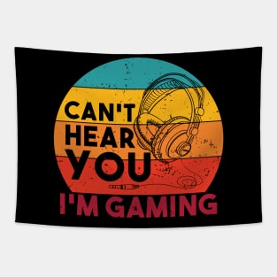 Funny Distressed Vintage Video Game Gift for Video Gamers Tapestry