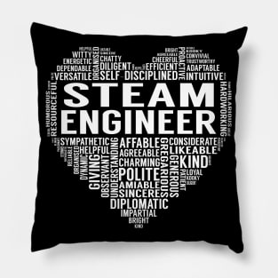 Steam Engineer Heart Pillow