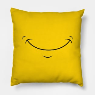 Me Smiley Emoticon Expression Design For Women, Men, Kids or Public Use Pillow