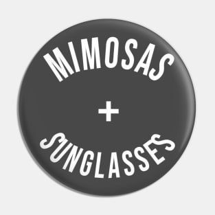 Mimosas + Sunglasses Pin