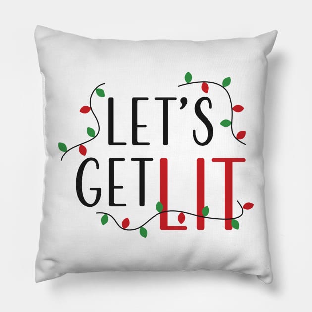 merry christmas Pillow by MarkoShirt