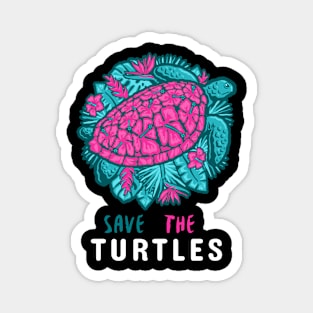 Save the turtles Magnet