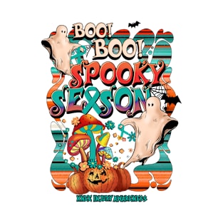 Knee Injury Awareness - Boo Spooky retro halloween T-Shirt