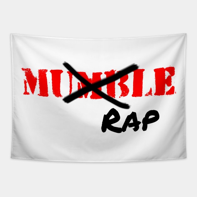 F Mumble Rap Tapestry by RandomShop