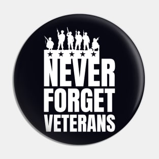 Memorial Day Gift Never Forget Veterans Pin