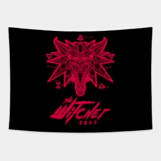 Neon Witcher Tapestry