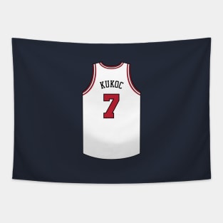 Toni Kukoc Chicago Jersey Qiangy Tapestry