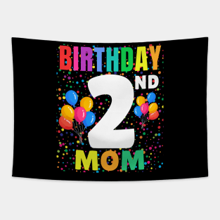 2 Years Old It's My 2nd Birthday Boy Balloon For Mom Tapestry