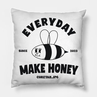Make Honey Everyday Pillow
