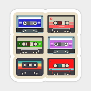 Music Classic Cassettes Magnet