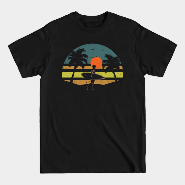 Discover Beach summer surf cool tee - Beach Summer Vacation - T-Shirt