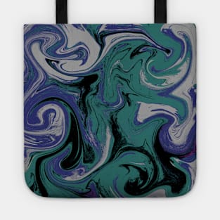 Green cloud Tote