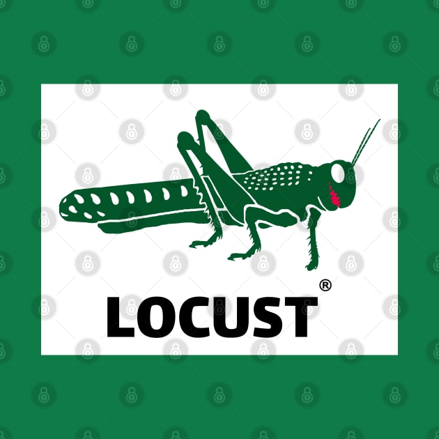 Bootleg Parody Brand "LOCUST" by SPACE ART & NATURE SHIRTS 