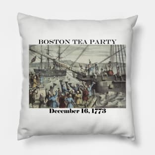 Boston Tea Party Pillow