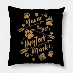Hunters Mark - Gold Version Pillow