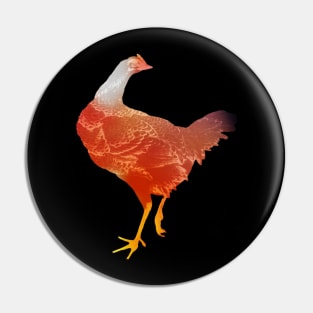 Sunset Chicken Pin