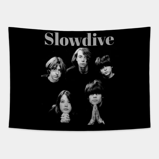 Slowdiveindie 80s Tapestry by Hey Daddy Draws