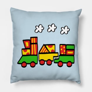 Cartoon Train Pillow