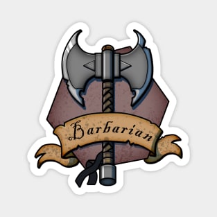 Barbarian Logo Magnet