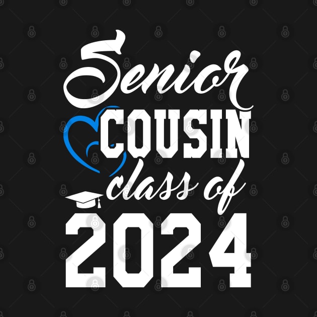 Class of 2024 Senior Gifts Funny Senior Cousin by KsuAnn