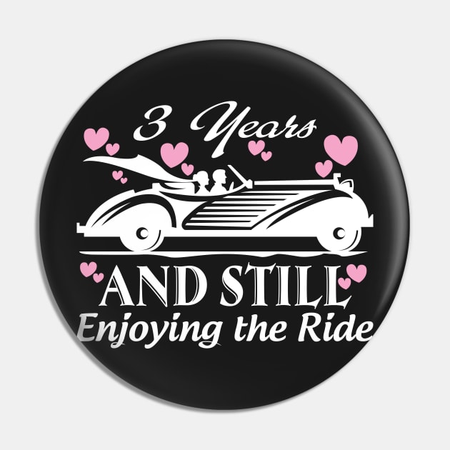 Anniversary Gift 3 years Wedding Marriage Pin by rigobertoterry