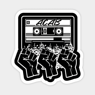 ACAB Cassette Tape Black Lives Matter Fists Magnet