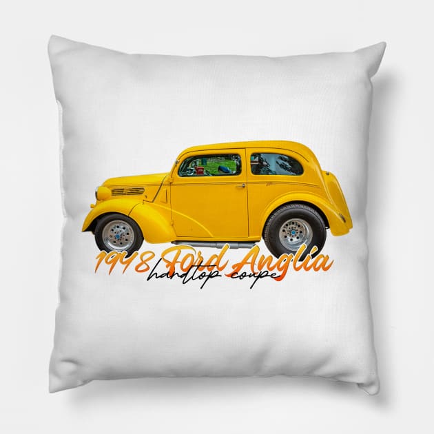 1948 Ford Anglia Hardtop Coupe Pillow by Gestalt Imagery