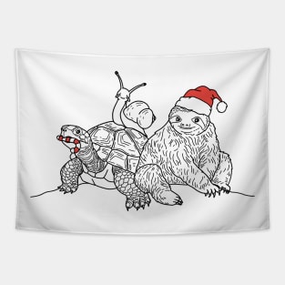 Slow Holidays Minimalist Tapestry