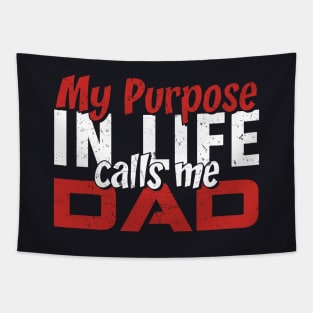 My purpose in Life Calls Me Mom Gift Tee for Women Mother's day Tapestry