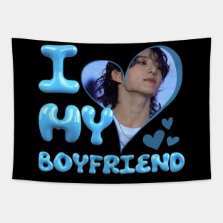 Kpop BTS Jungkook I love My Boyfriend Tapestry