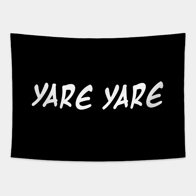 Anime Quote Yare Yare - Anime Shirt Tapestry by KAIGAME Art