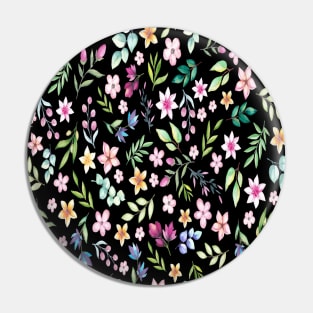 Colorful and Beautiful Flowers Pattern Pin