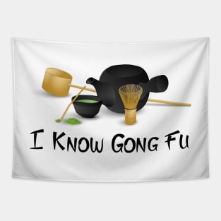 I Know Gong Fu Tapestry