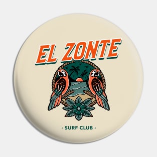 El Zonte Surf Club El Salvador Pin