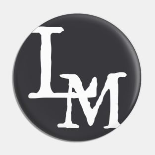 Loremen Baseball logo WHITE Pin