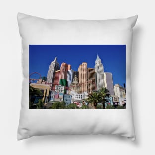 New York New York Las Vegas America Pillow